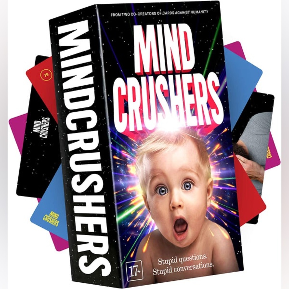 MindCrushers "Stupid Questions Stupid Conversations" Party Card Game New Sealed